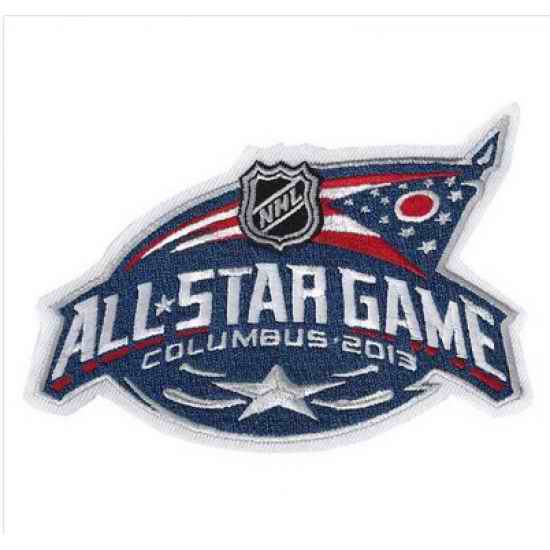 Stitched 2013 NHL All-star Game Jersey Patch Columbus Blue Jackets
